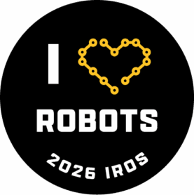 Official IROS 2026 I Love Robots graphic